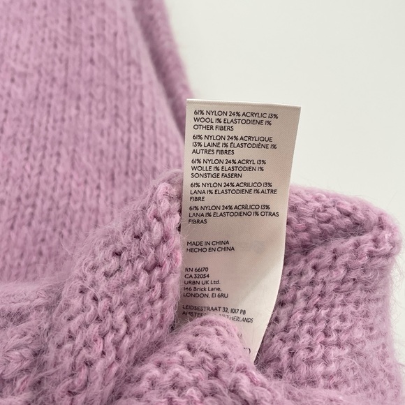 SOLD NWOT Free People Willow Cardi Cropped Wool Blend Winter Cardigan Sweater XL - Picture 8 of 8